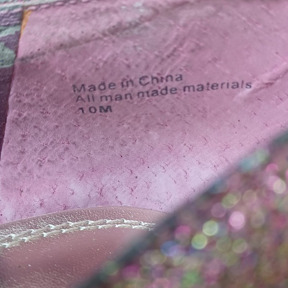 Bakers Glittery Pink Heels Size 10 M - Picture 10 of 10